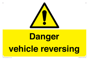 Danger Vehicles Reversing